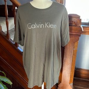 Calvin Klein Green-Grey Teeshirt Sz XL